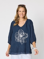 Clarity Camellia Top