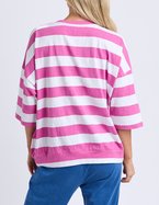 ELM Mazie Block Stripe Sweat