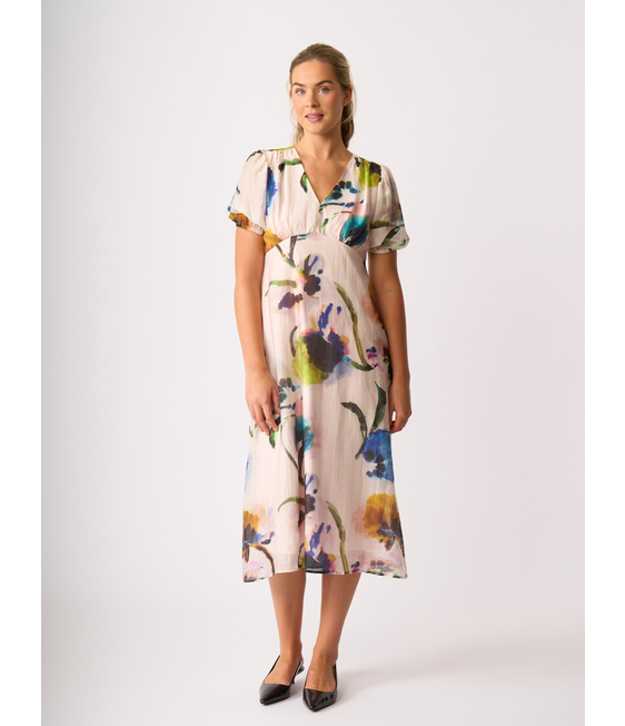Foil Empire Returns Dress