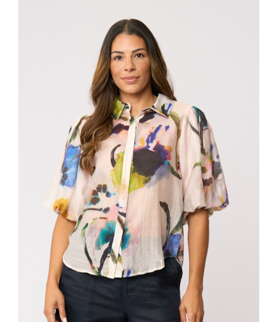 Foil Bubble Trouble Blouse
