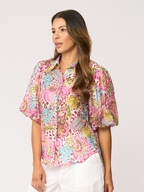Foil Bubble Trouble Blouse