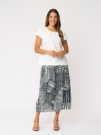 Foil Sunray Linen Top