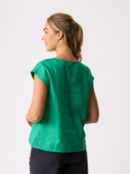 Foil Sunray Linen Top